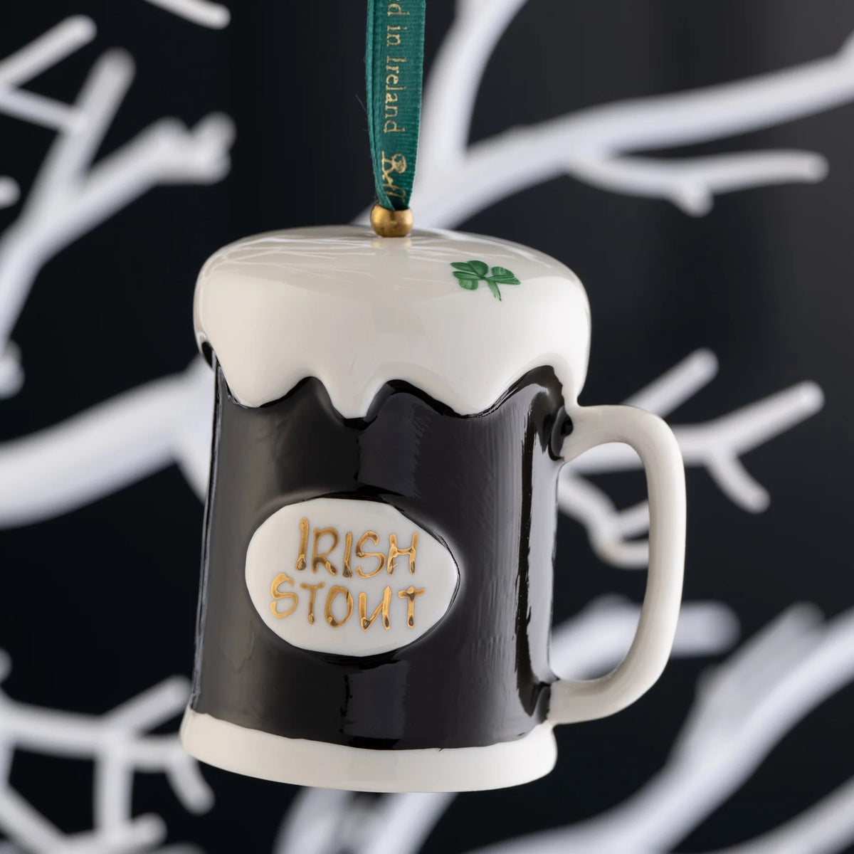 Irish Stout Christmas Ornament
