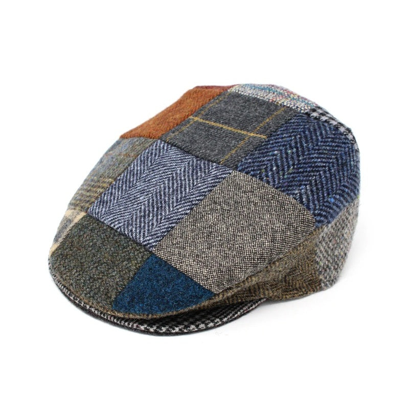 Irish Vintage Cap - Patchwork Tweed