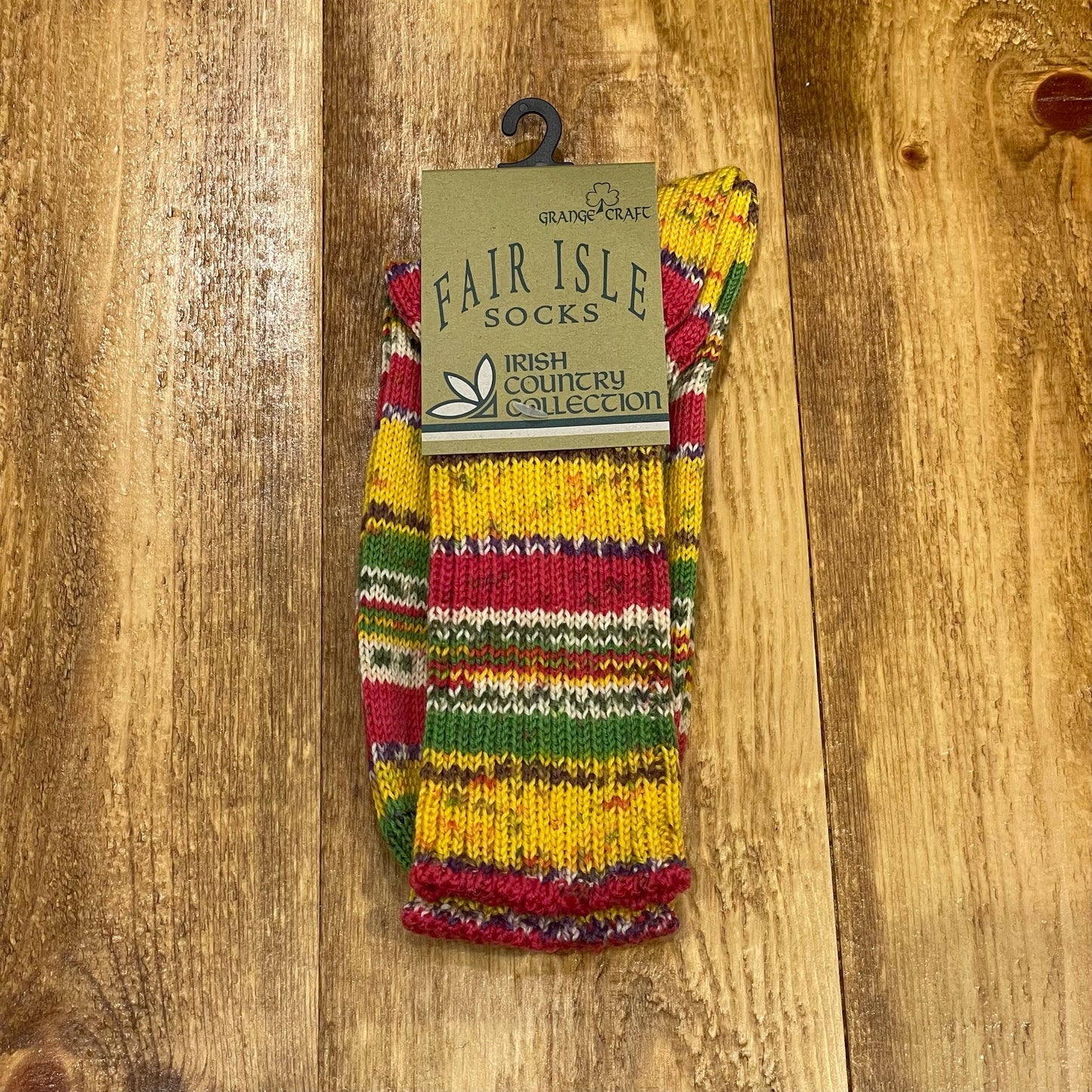 Large Fair Isle Socks