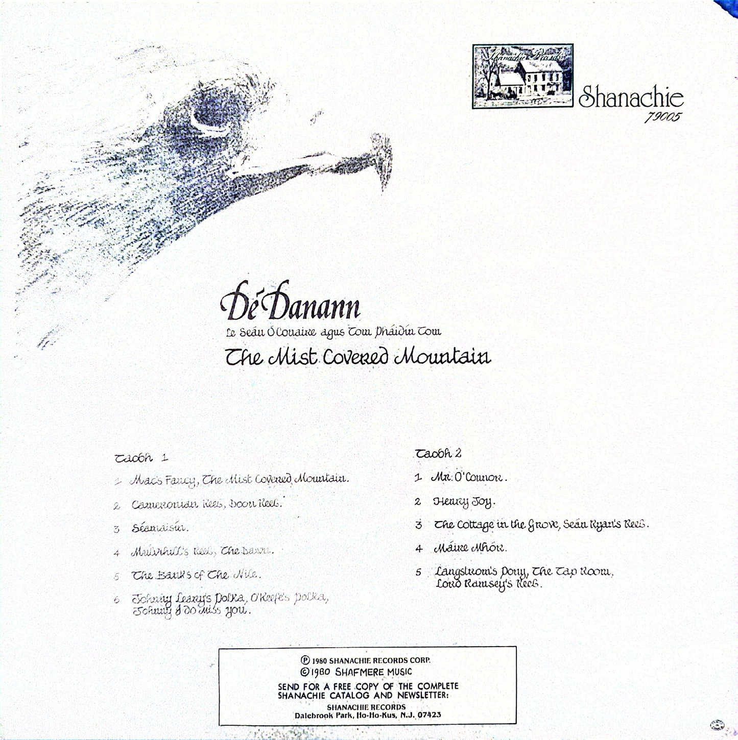 De Danann - The Mist Covered Mountain LP VG+/VG+