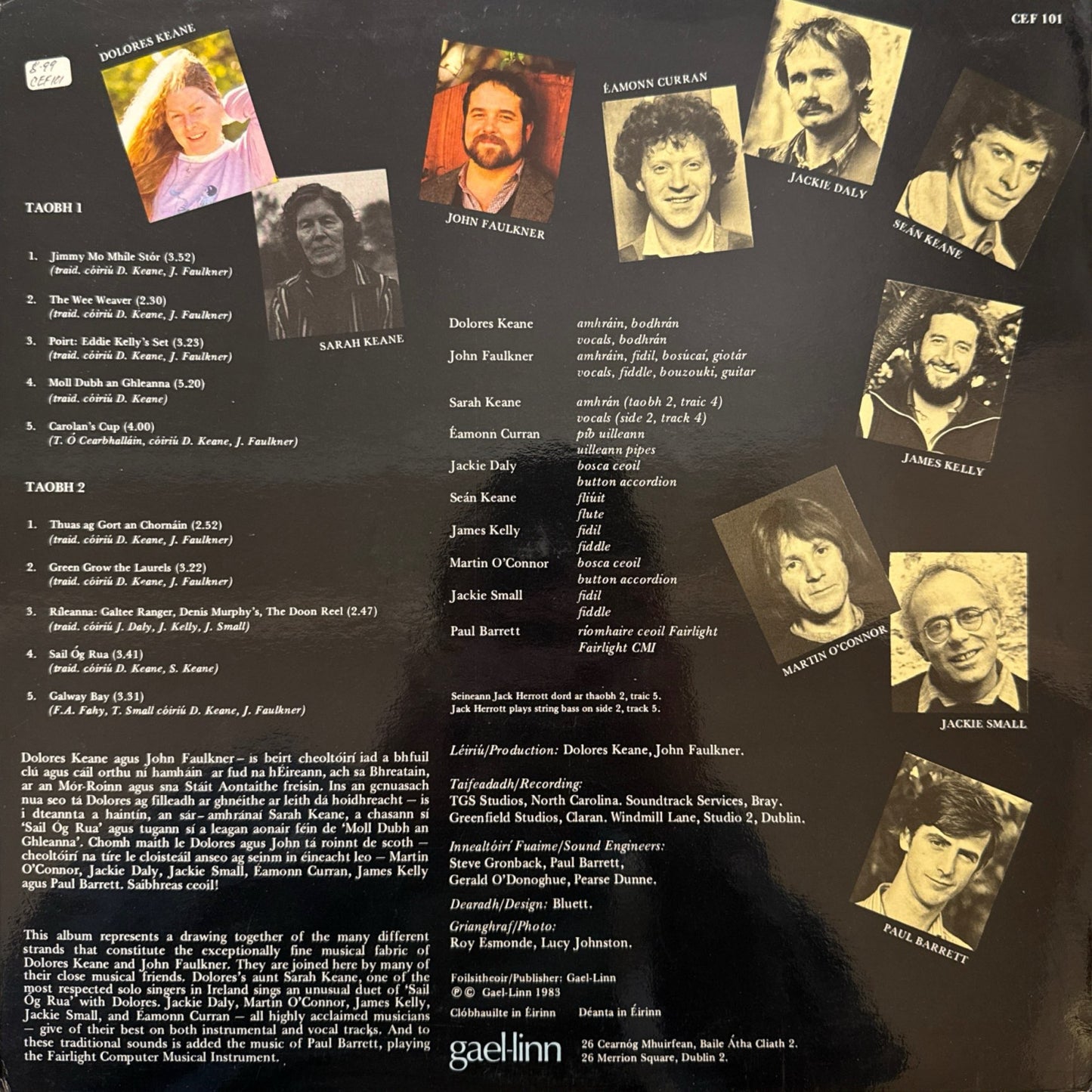 Dolores Keane, John Faulkner - Sail Óg Rua LP VG+/VG+