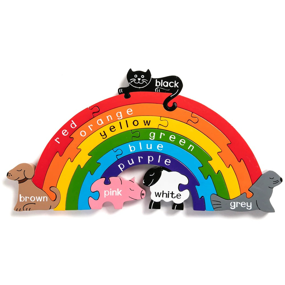 Rainbow Wooden Jigsaw Puzzle