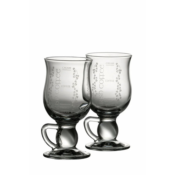 Crystal Irish Coffee Mugs - Pair