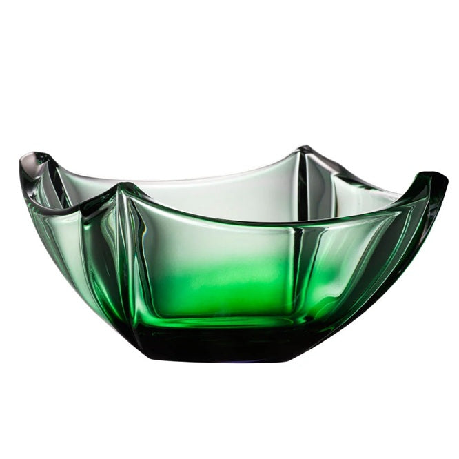 Dune Crystal Bowl - Emerald