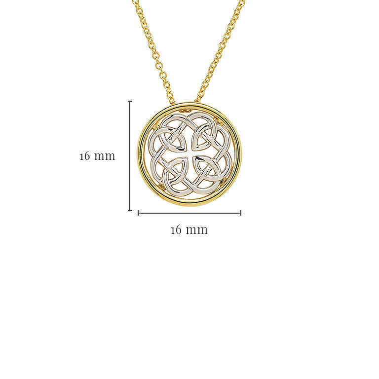Gold Vermeil Celtic Knot Necklace