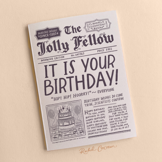 The Jolly Fellow Birthday Card