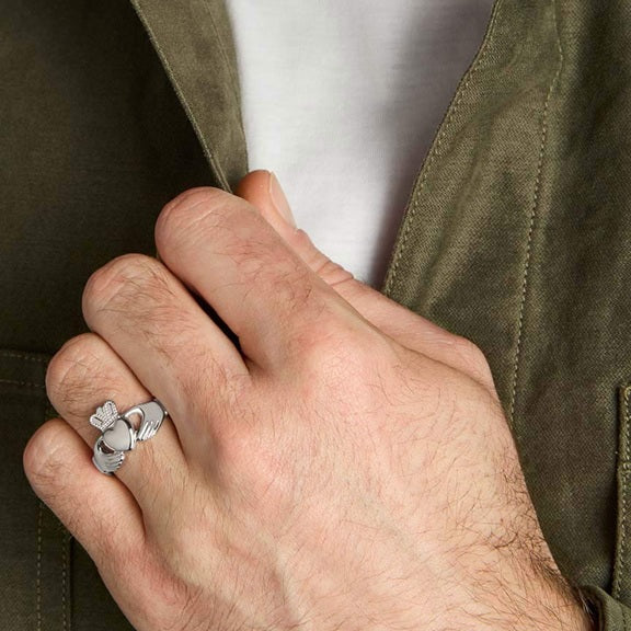 Heavy Claddagh Ring