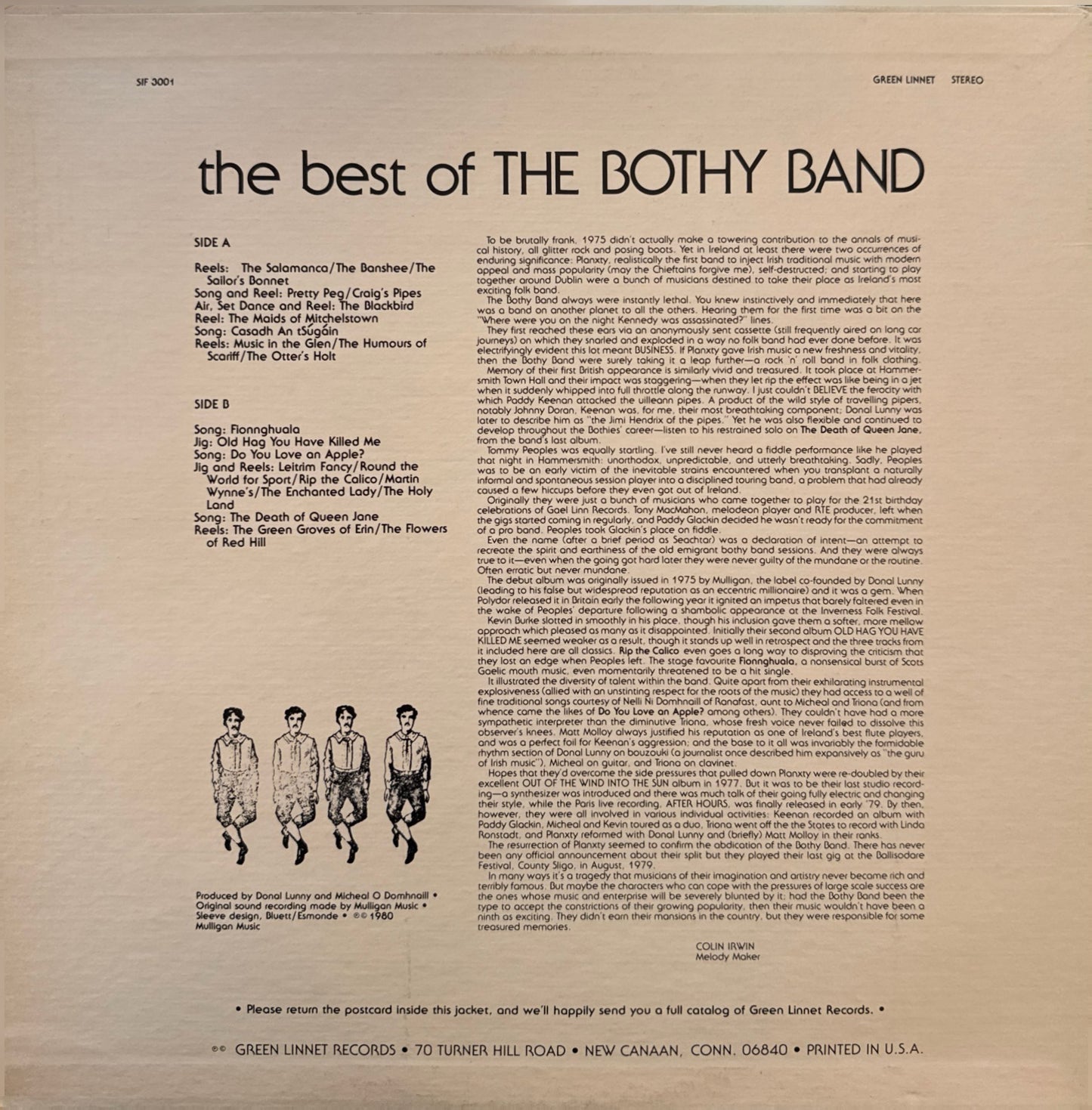 The Bothy Band - The Best of The Bothy Band LP NM/NM
