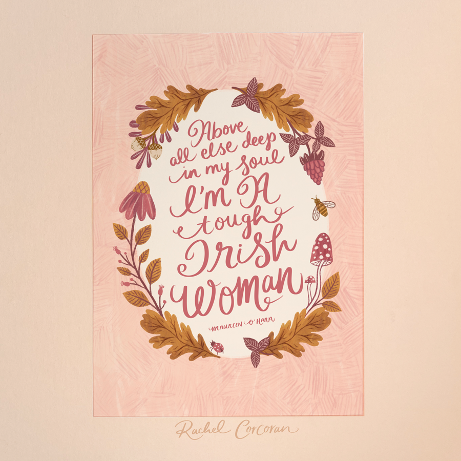 Tough Irish Woman Print