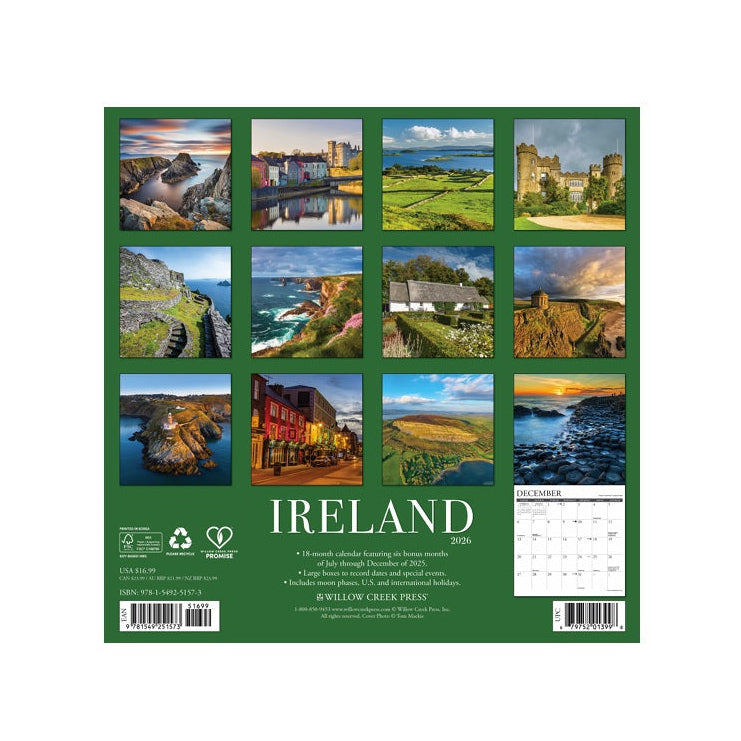 2026 Ireland Calendar