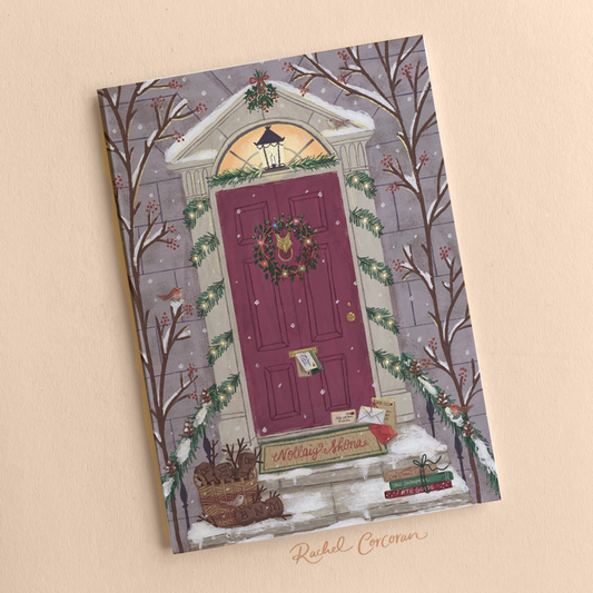 Nollaig Shona Dublin Door Christmas Card