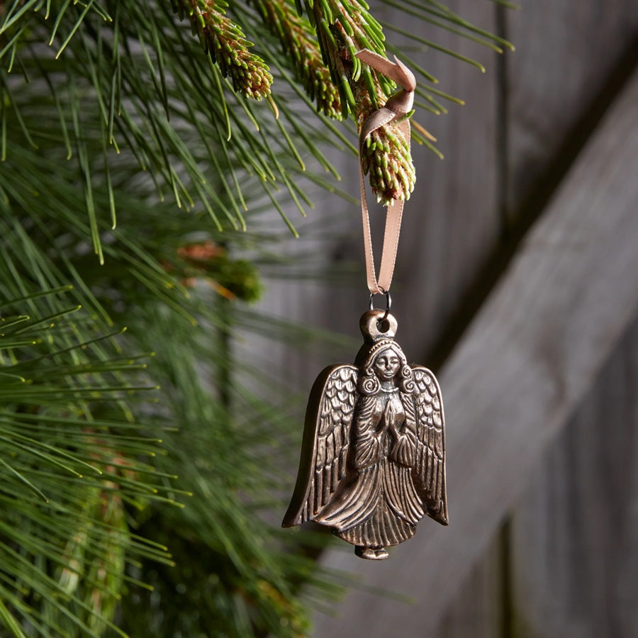 Angel Bronze Ornament