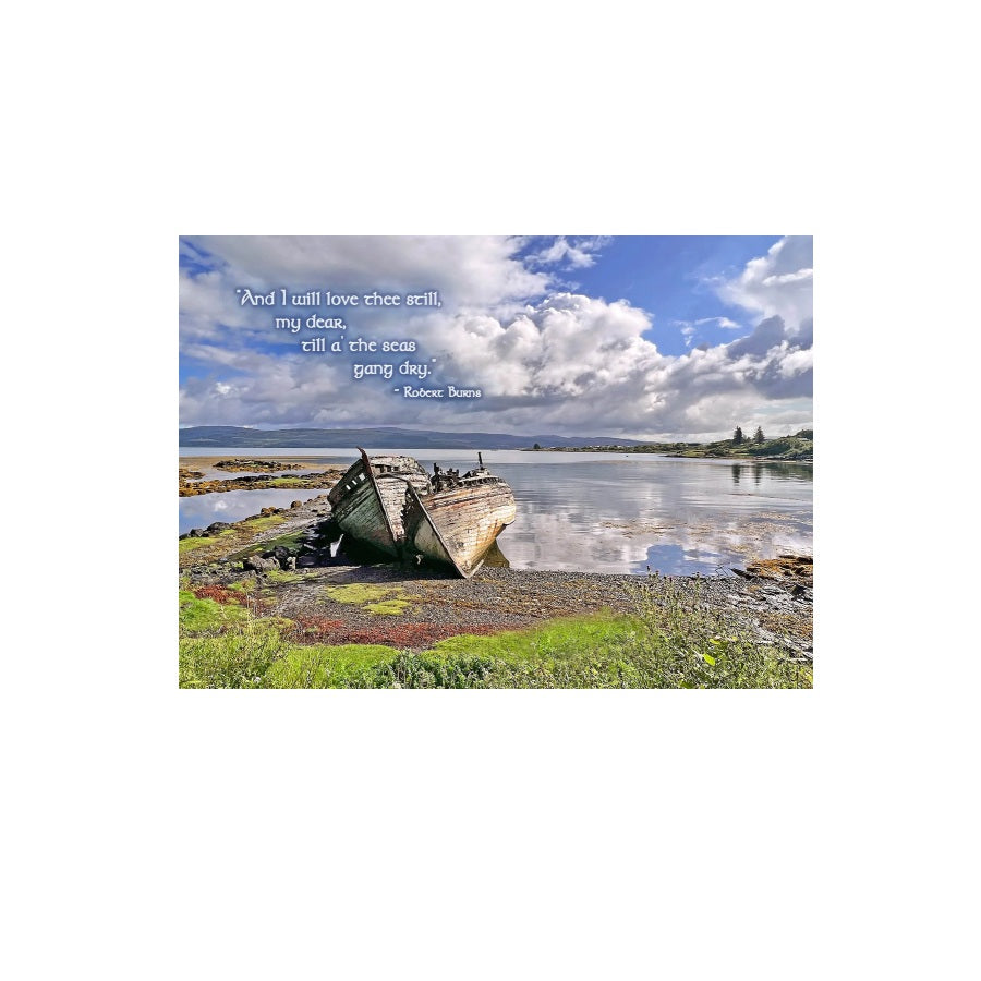 Robert Burns Anniversary Card