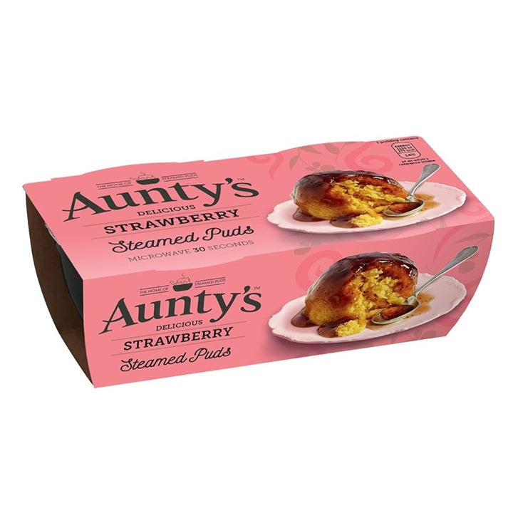 Aunty's Strawberry Pudding - 2 Pack