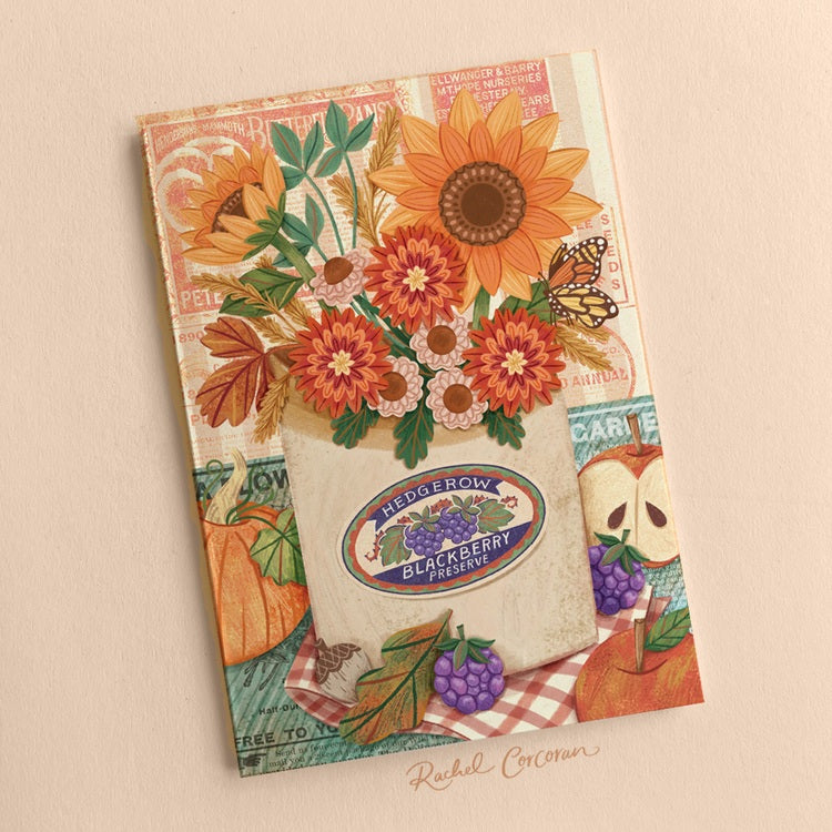 Autumnal Bouquet Greeting Card