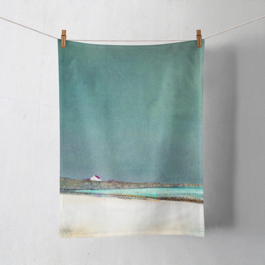 Cotton Tea Towel - Barra Red Croft
