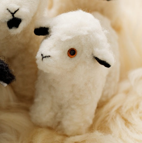 Mini Stuffed Black Eared Sheep
