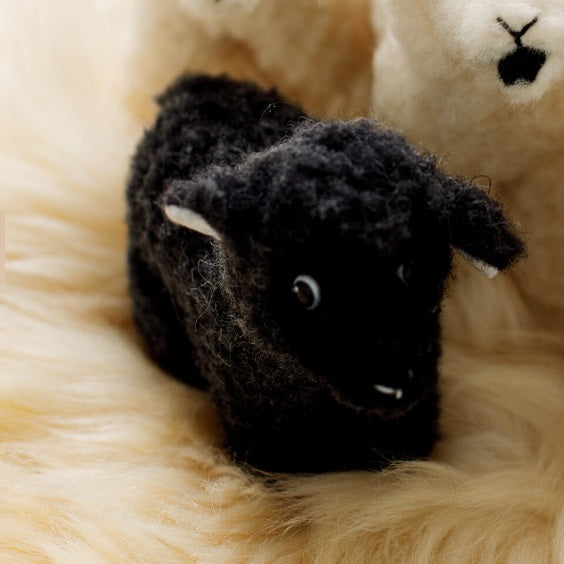 Mini Stuffed Black Sheep