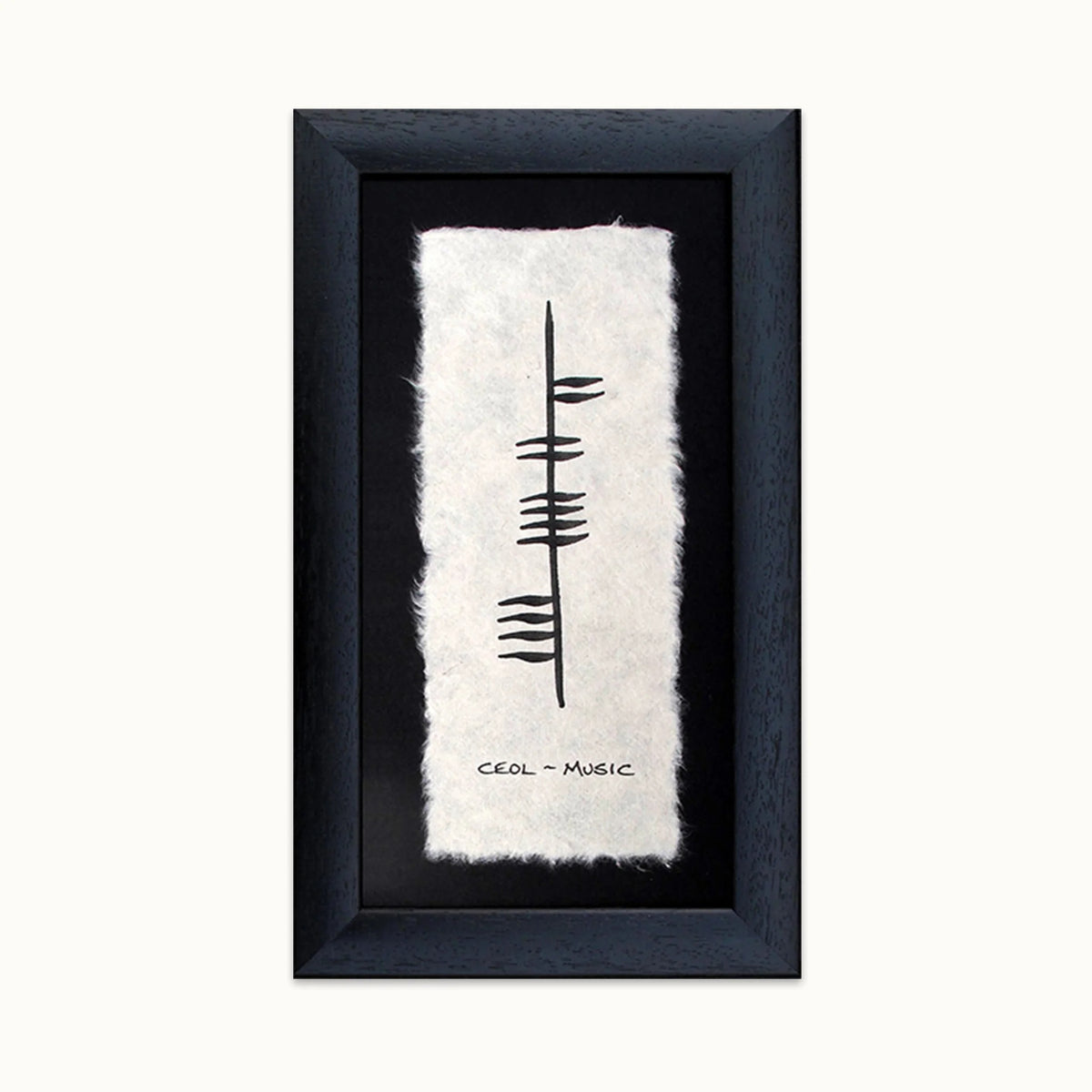 Music Framed Ogham