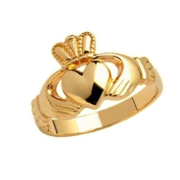 Traditional 10K Gold Claddagh Ring