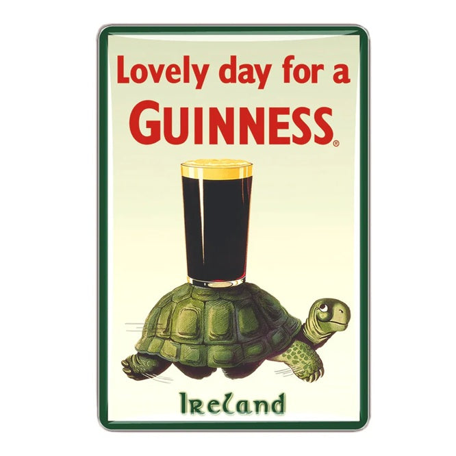 Guinness Gilroy Tortoise Metal Sign