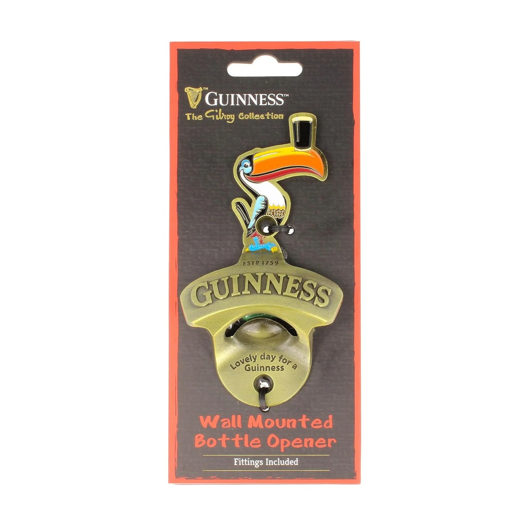 Guinness Toucan Wall Mounted Bottle Opener