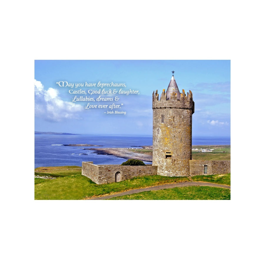Irish Castle Wedding Card