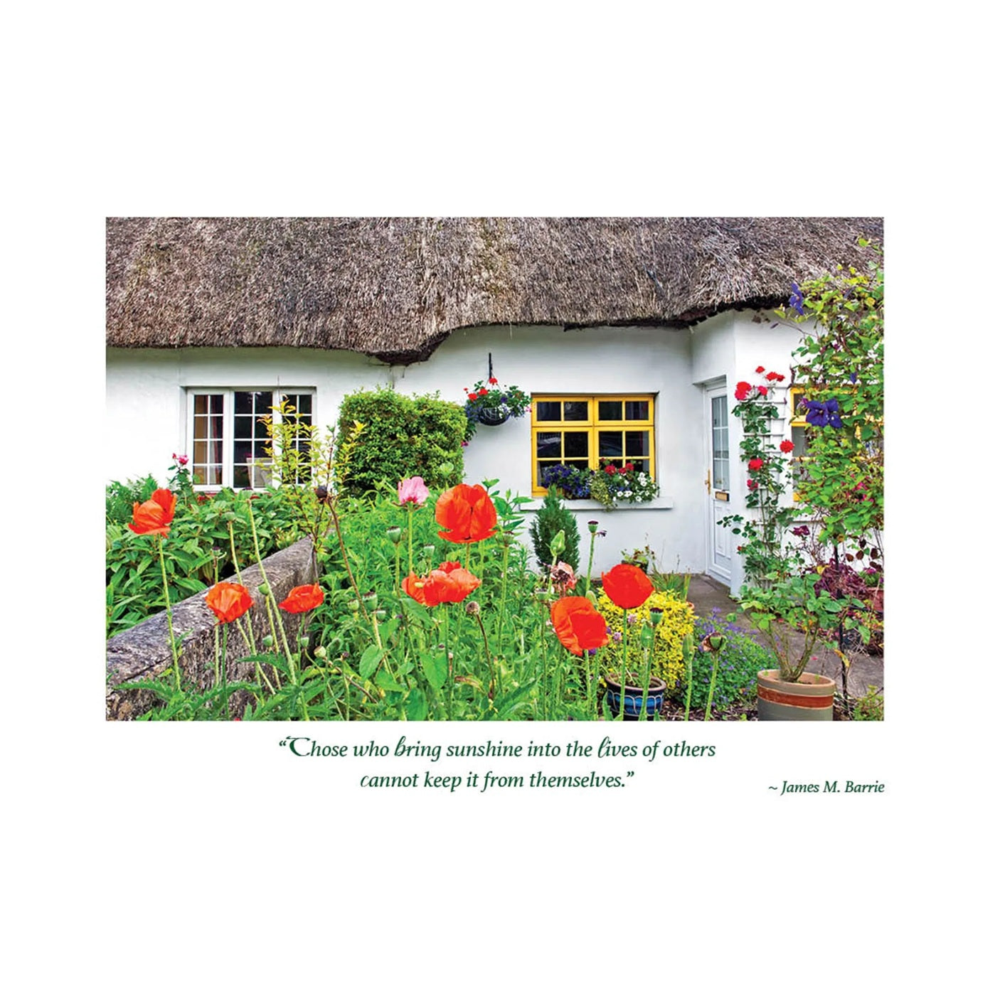 Irish Thatch Thank You Card