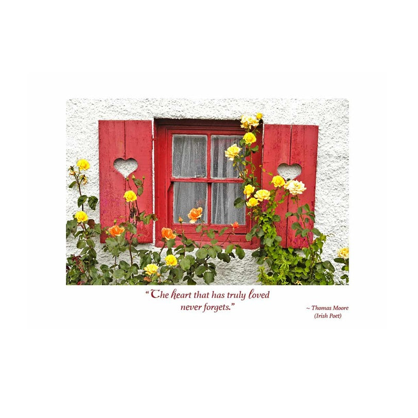 Irish Cottage Valentine's Day Card