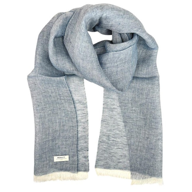 Irish Linen Scarf - Dove