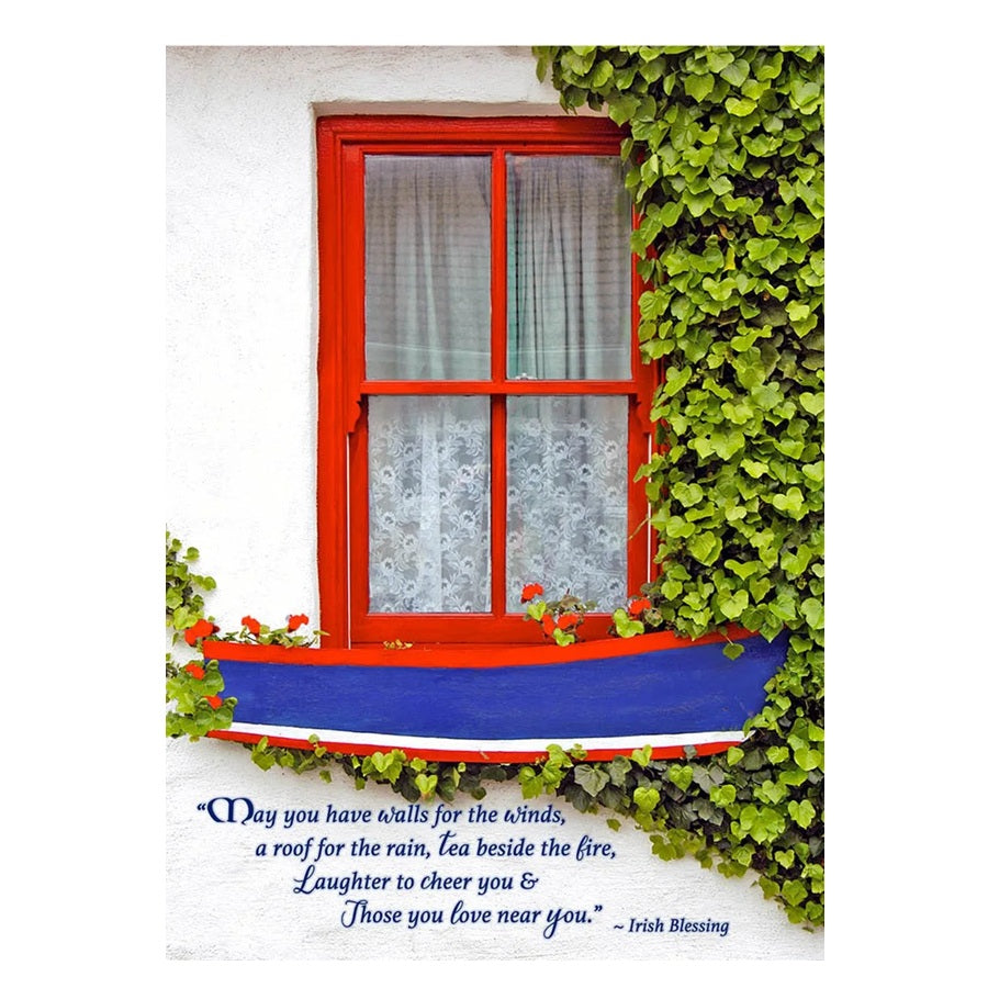 Irish Window Birthday Card