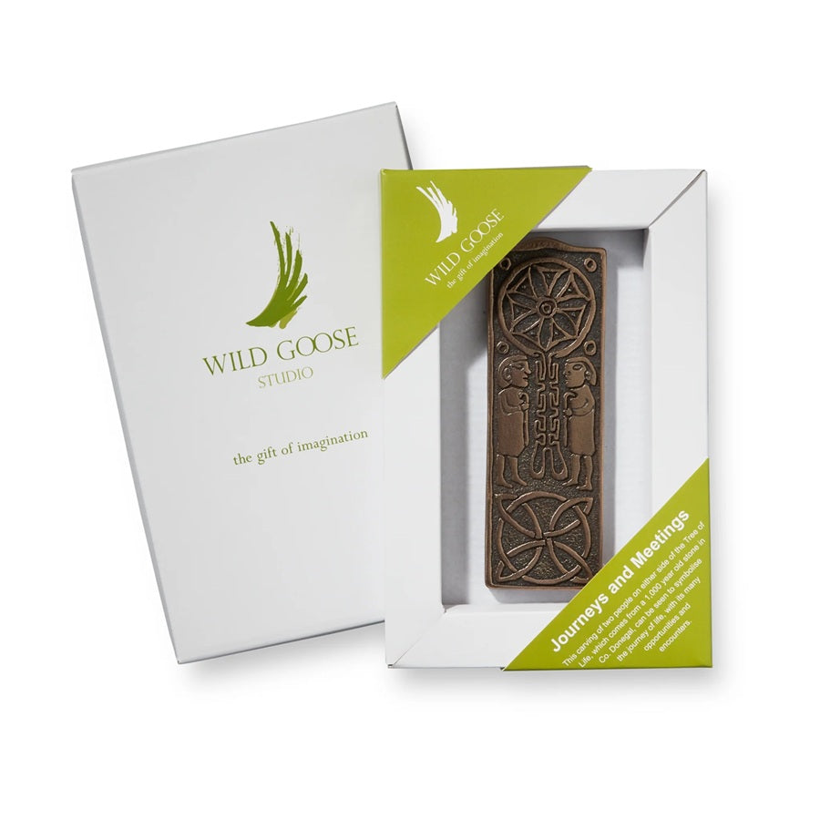 Journeys and Meetings Bronze Plaque