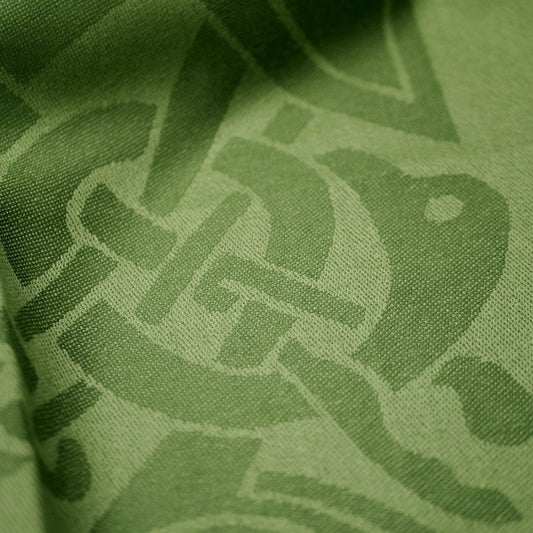 Celtic Wool Blend Scarf - Green