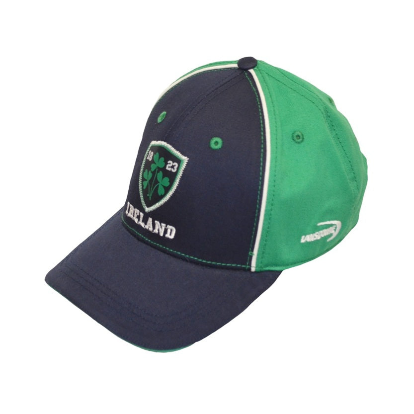 Kids Lansdowne Navy Green Shamrock Ball Cap