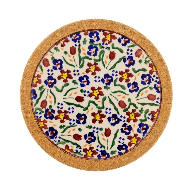 Round Trivet - Wildflower Meadow