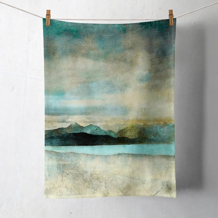 Cotton Tea Towel - Isle of Skye Horizon