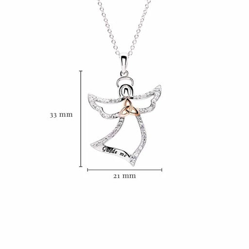 Guide Me Angel Trinity Necklace
