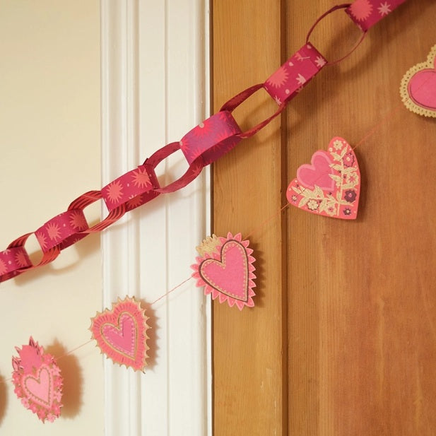 Valentine Hearts Garland