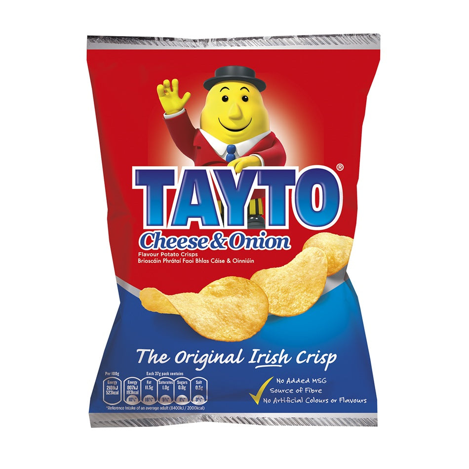 Tayto Cheese and Onion Crisps