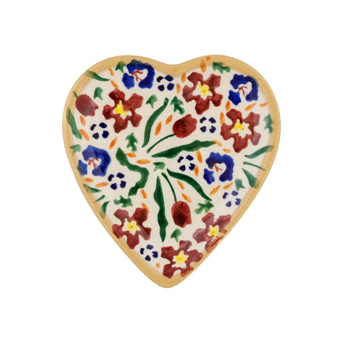 Tiny Heart Plate - Wildflower Meadow