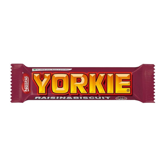 Yorkie Raisin & Biscuit Chocolate Bar