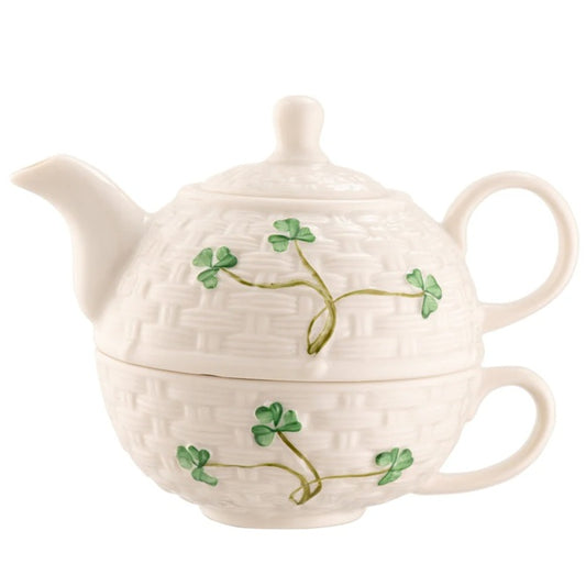 Shamrock Tea For One Teapot