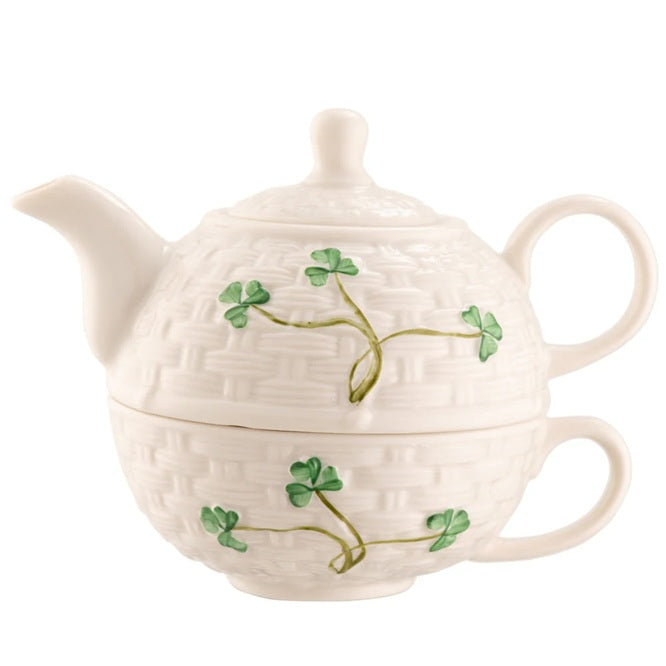 Shamrock Tea For One Teapot