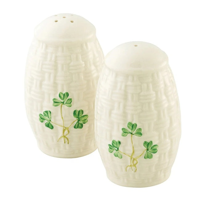 Shamrock Salt and Pepper Shakers