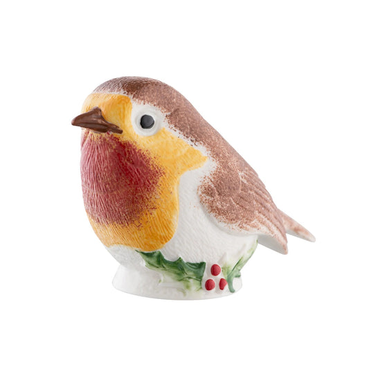 Robin with Holly Figurine