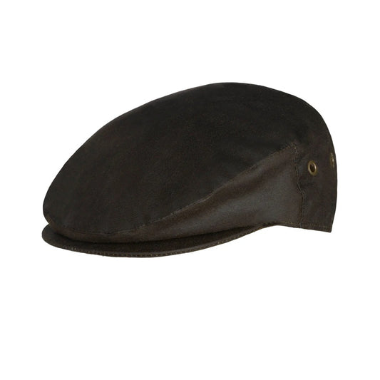 Irish Vintage Waxed Cap - Army Green