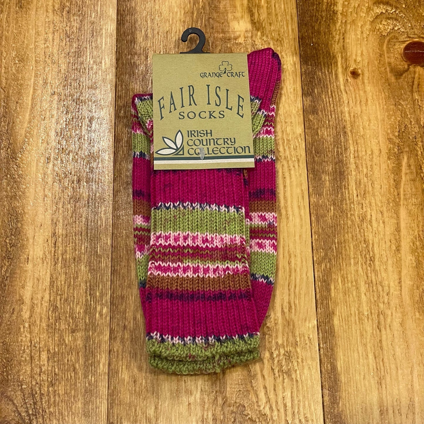 Medium Fair Isle Socks