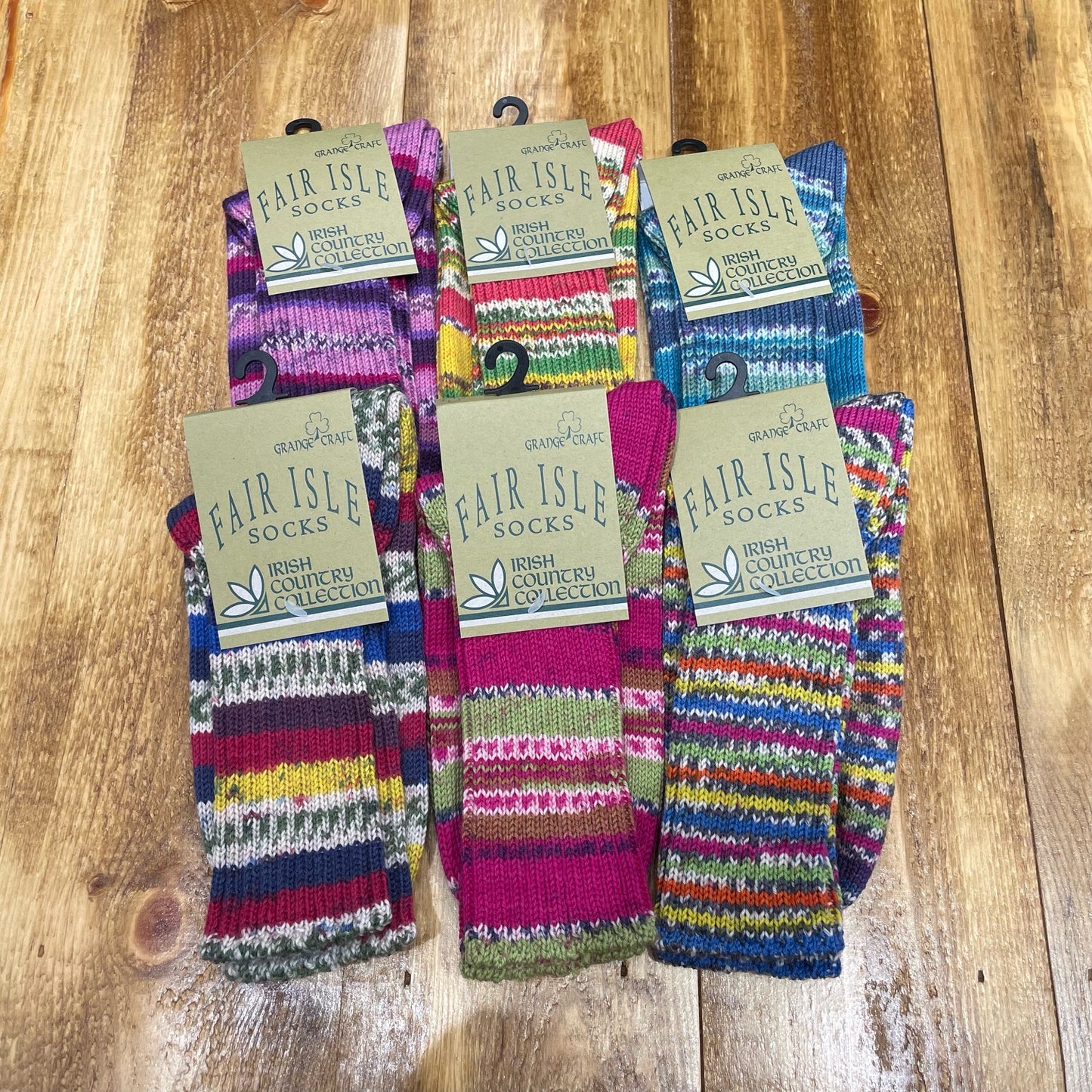 Medium Fair Isle Socks