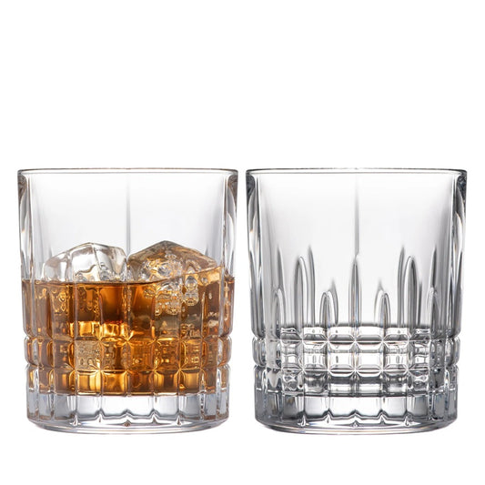 Liffey Old Fashioned Crystal Glasses - Pair
