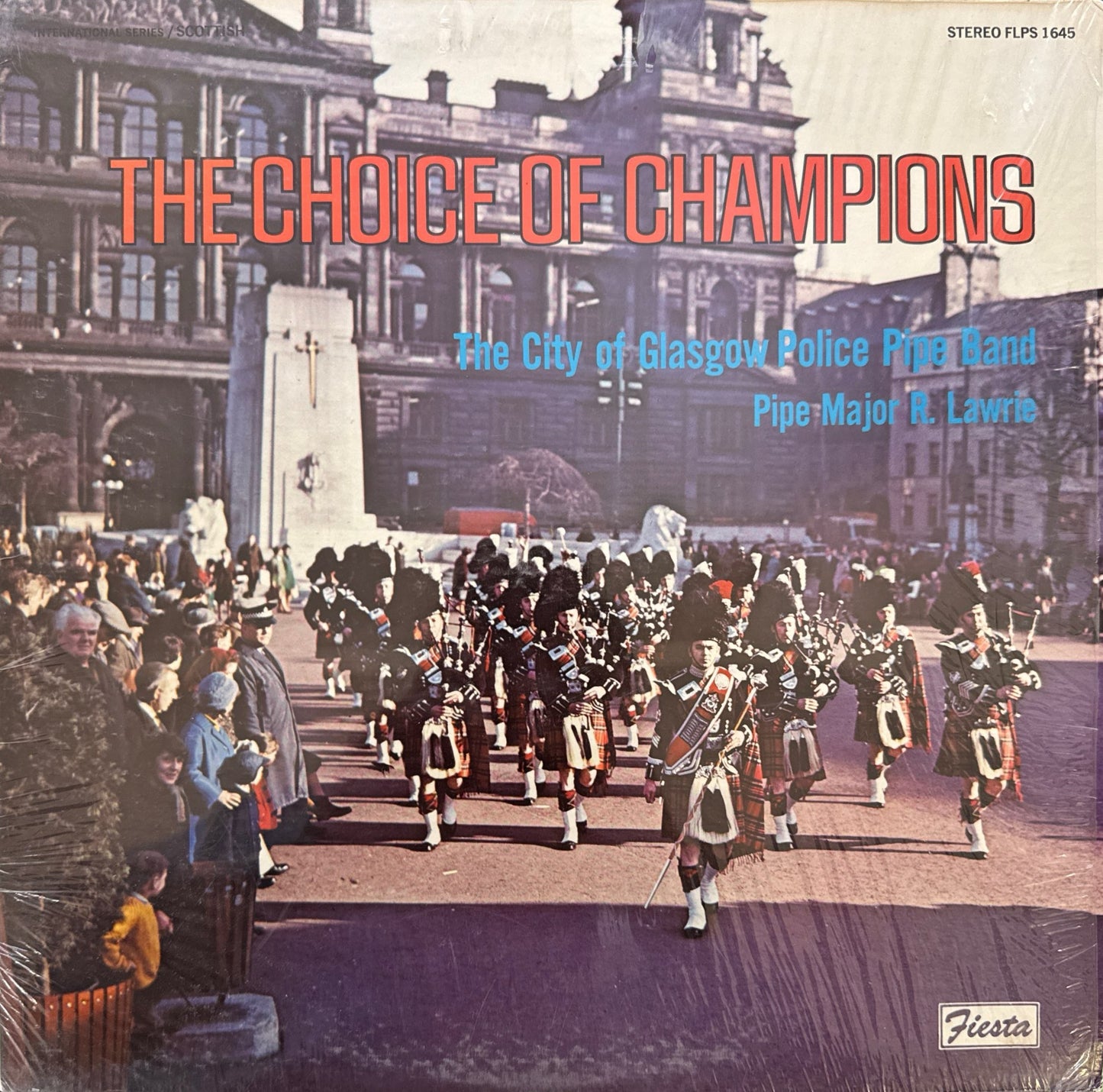 Glasgow Pipe Band - Scottish Pipe Tunes LP VG+/VG